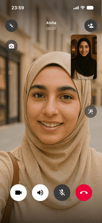 Video Call showcase 1