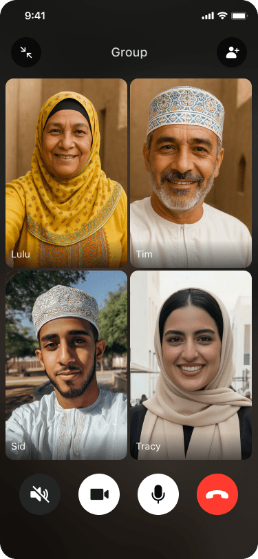 Video Call showcase 2